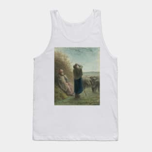 The Passage of the Wild Geese by Jean-Francois Millet Tank Top